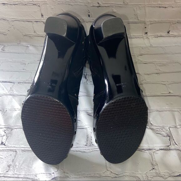 NWOB Stuart Weitzman Conan Studded Black Suede Knee Boots Size 8.5 - Picture 4 of 9